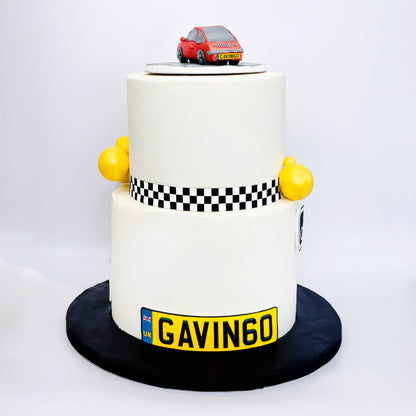 Icing Birthday Number Plates