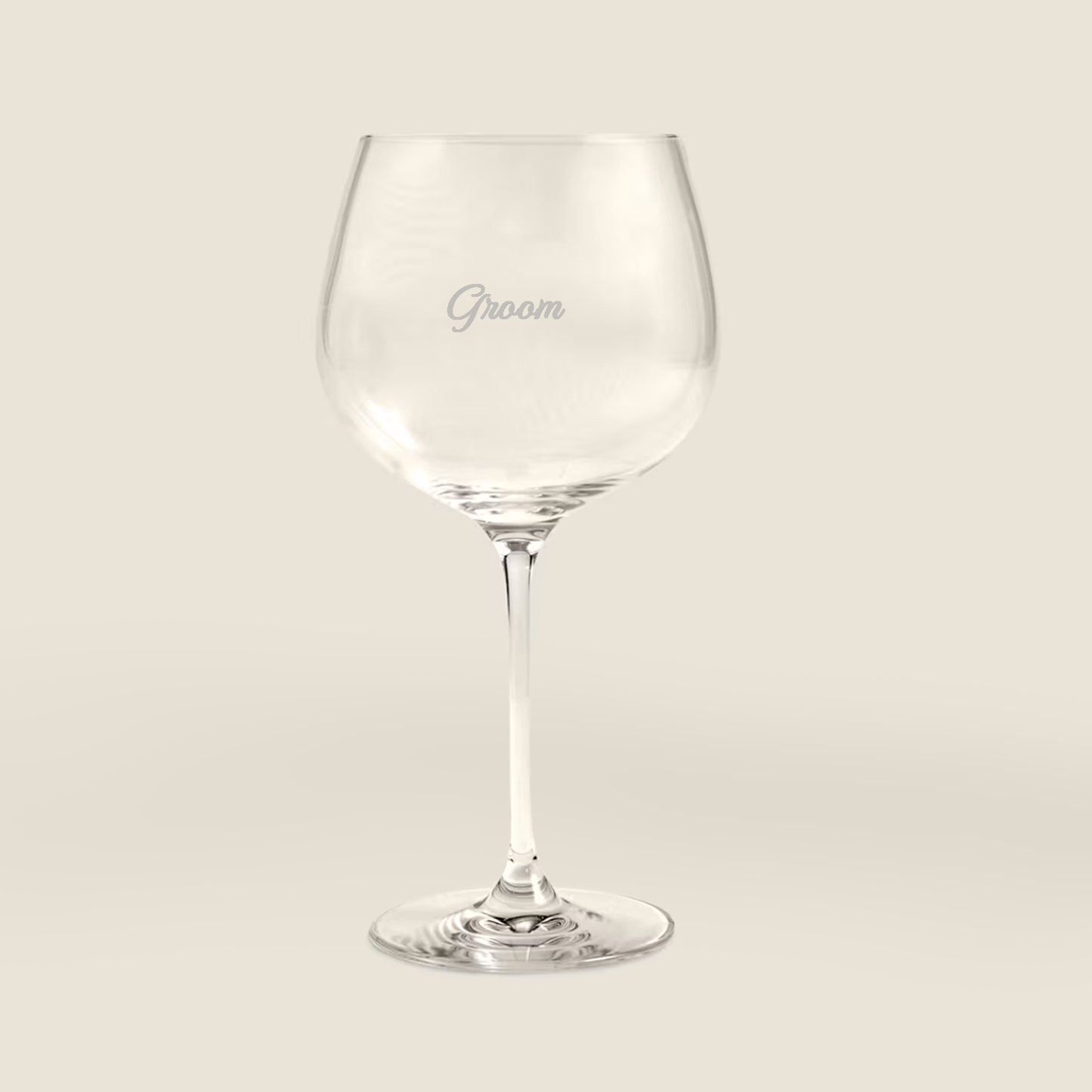 Vara Bridal Etched Gin Glass