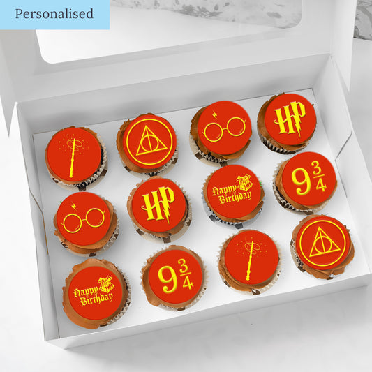 Harry Potter Birthday Icing Cupcake Toppers