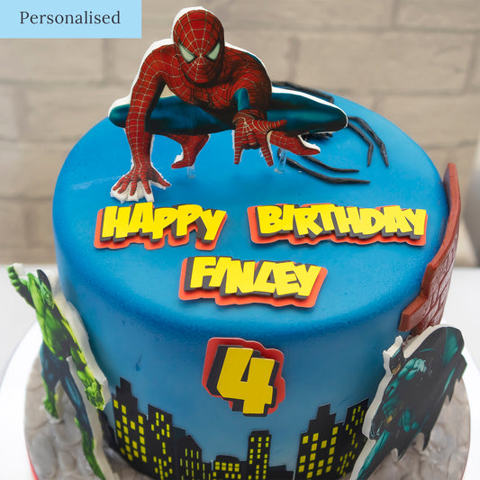 Super Hero Comic Cake Topper