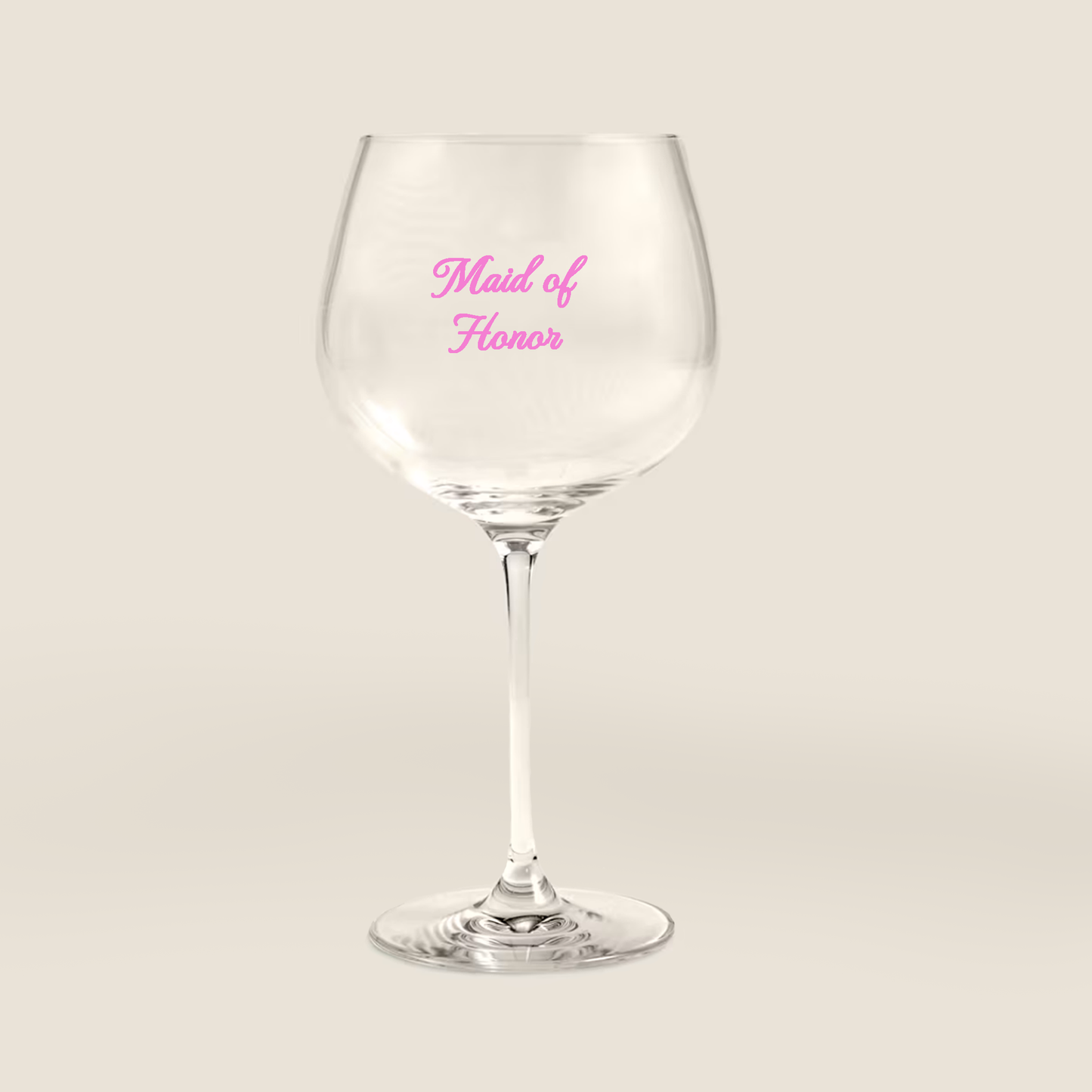 Shon Vinyl Bridal Gin Glass