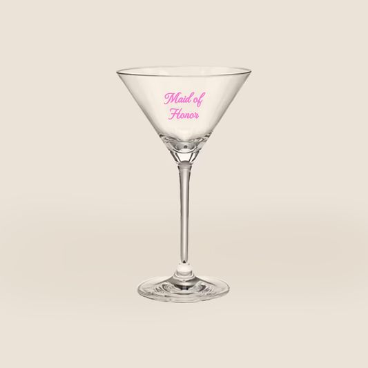 Sao Vinyl Bridal Martini Glass